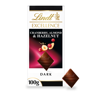Excellence Cranberry, Almond & Hazelnut 100g