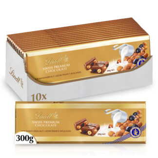 Gold Bar Milk Raisin & Hazelnut 10x300g B2B