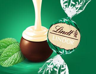 LINDOR Dark Mint Pick & Mix 300g (pre-packed)