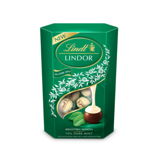 LINDOR Dark Mint Cornet 200g