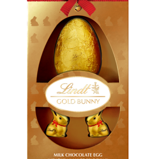 Gold Bunny Big Egg 10g + Bunnies 115g