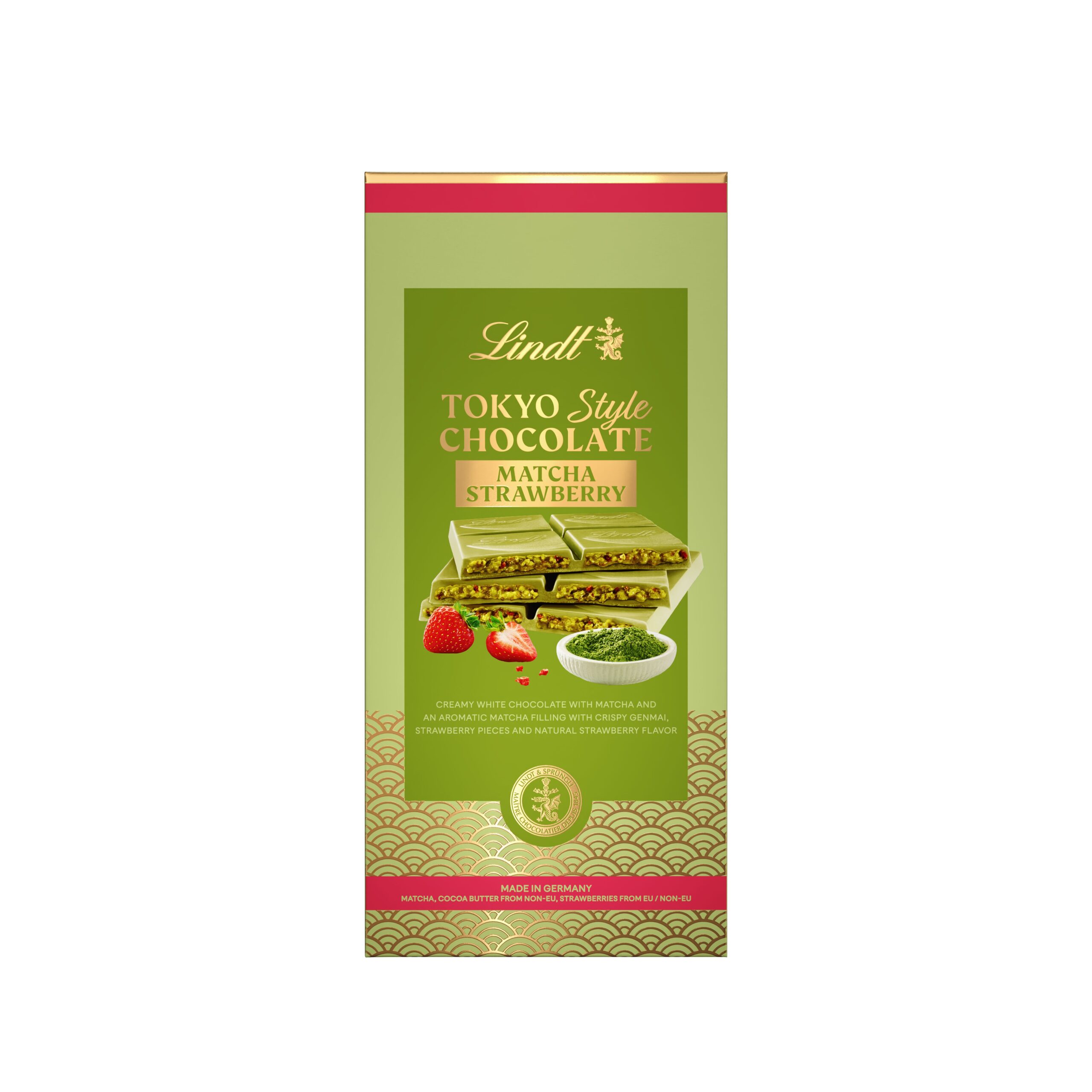 Tokyo Style Chocolate - White Chocolate Matcha Strawberry 145g